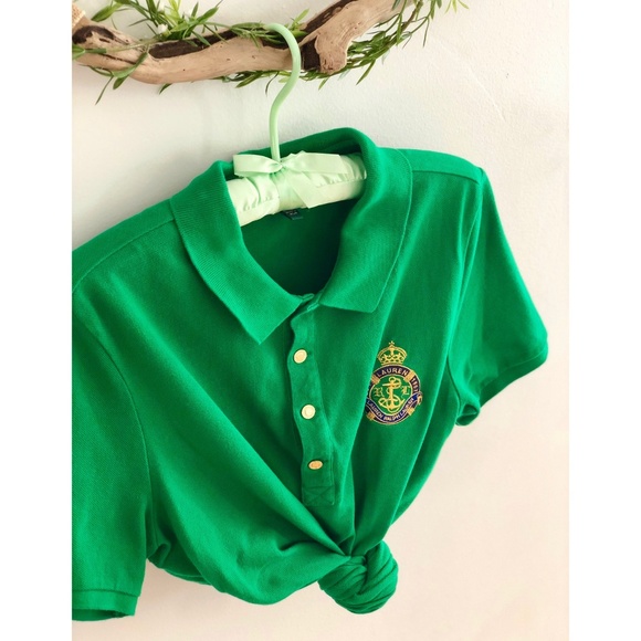 Ralph Lauren Tops - Bright Emerald Vintage Ralph Lauren Polo